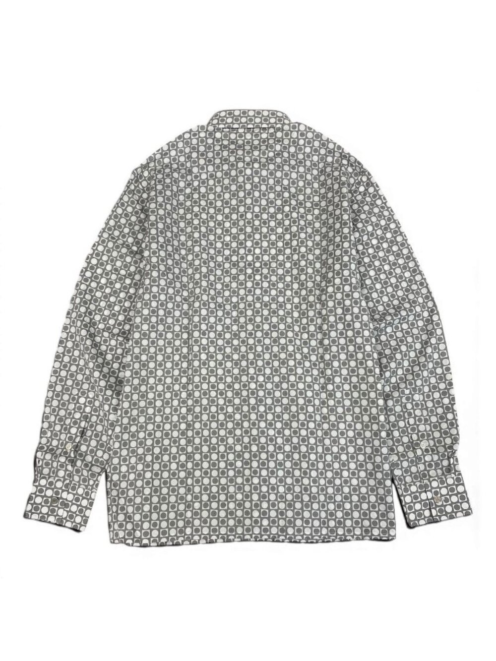Hermes Long Sleeve Down Jacket Button Shirt Cotton Series All Over Pattern 41 - Picture 3 of 9